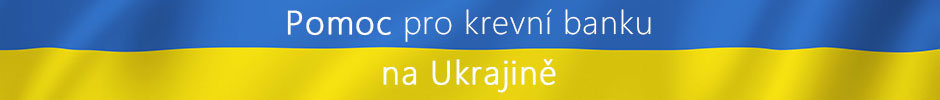 Banner: Pomoc pro krevní banku na Ukrajině